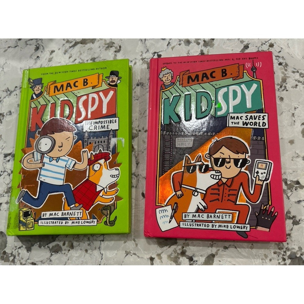 Mac B Kid Spy Series by Barnett Hardcover Books Impossible Crime Saves The World